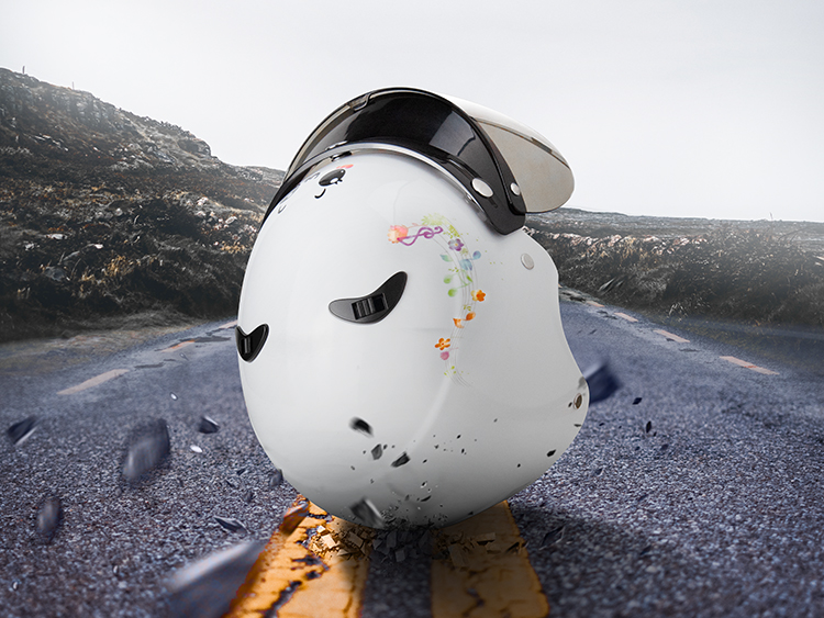 廠家批發電動車兒童頭盔安全帽半盔