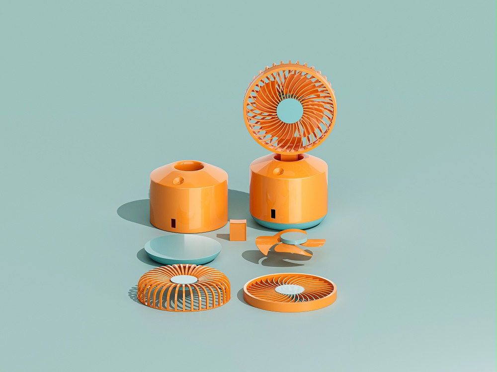 迷你風扇塑膠外殼注塑